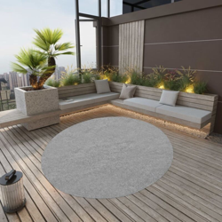 Erba Artificiale con Tacchetti D. 170 cm Grigio Rotondo - Grigio - Vidaxl en oferta