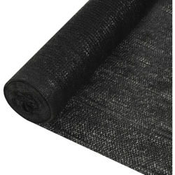Rete per Privacy Nera 1,2x10 m in HDPE 195 g/m² - Nero - Vidaxl características