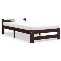 Giroletto Marrone Scuro In Legno Massello Di Pino 100x200 Cm en oferta