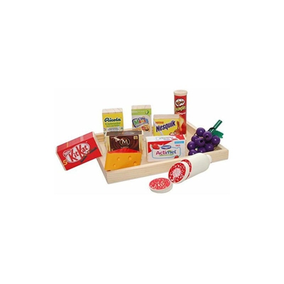0932.3 Set grande di alimenti in legno Multicolore