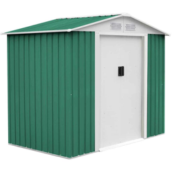 Casetta Metallica Gardiun Manchester 3,64 m² Esterni 181x201x190 cm Acciao Zincato Verde en oferta