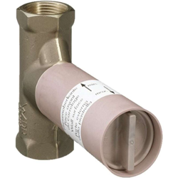 Corpo base Hansgrohe 40 l/min Valvola d'intercettazione da incasso in ceramica DN15 - 15974180 precio