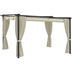 Gazebo 4x3 m Crema - crema - Vidaxl características