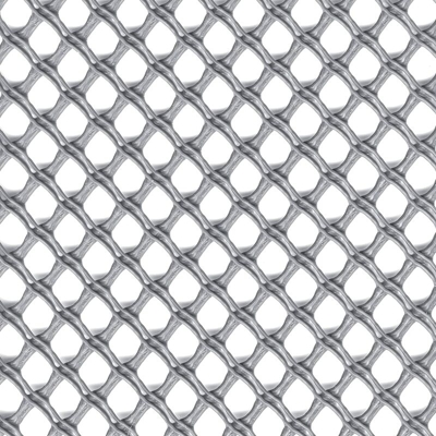 AIRY Rete in plastica decorativa frangivista - Argento - 1,00x5 m