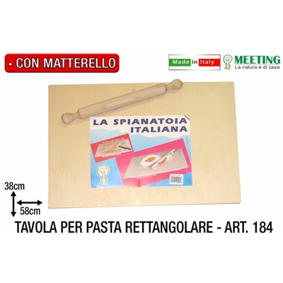 Tavola X Pasta Rett. C/Mattar. Cm.58X38 A.184