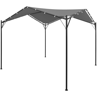 Gazebo 4x4 m Antracite - Antracite - Youthup