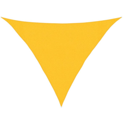 Vela Parasole 160 g/m² Gialla 3x3x4,2 m in HDPE - Giallo - Vidaxl características