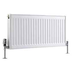 Hudson Reed Eco Radiatore Termoarredo a Piastra Type 21 - Termosifone Convettore Bianco - 968W - 400 x 800mm - Riscaldamento ad Acqua Calda características