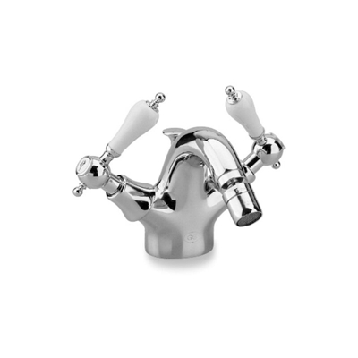 Gruppo monoforo per bidet con scarico serie vittoriana retro - GS