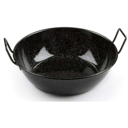 Tegame Fonda Cm.28 2 Man. Acc.Carb.Smaltato Ilsa en oferta