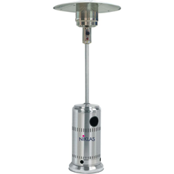 Tuttotop - Scaldapatio stufa a fungo gas in acciaio inox h 221 cm 13 kw con ruote per esterno características