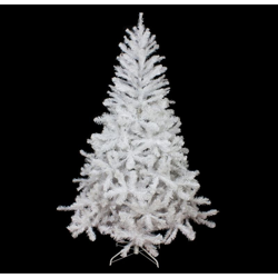 Albero di Natale BIANCO 210 cm Abete Artificiale con rami a Ombrello 37703 características