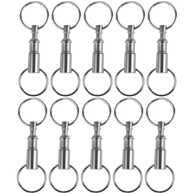 LangRay Portachiavi a sgancio rapido Anelli Portachiavi staccabili Portachiavi a sgancio rapido Portachiavi a catena Anello diviso Cintura da viaggio