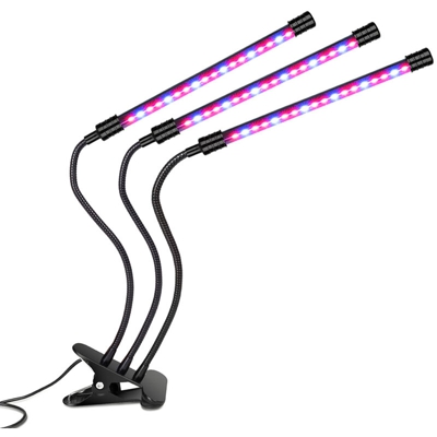 DC 5 V 3A 60W Lampada con morsetto a clip per la crescita delle piante Lampada Flora Light Alimentato tramite USB con controller di linea 3 livelli