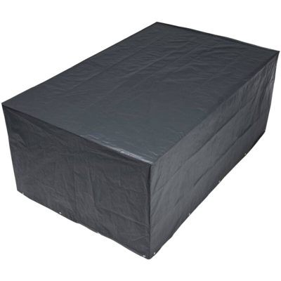 Nature Copertura per Tavolo Rettangolare da Giardino 170x130x70 cm - Grigio