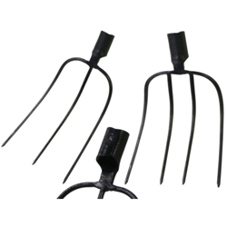 Forche import 3 denti - In acciaio forgiato características