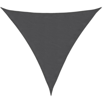 Parasole a Vela Oxford Triangolare 3,6x3,6x3,6 m Antracite - Antracite - Vidaxl