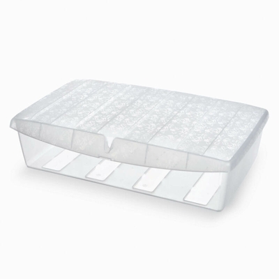 Scarpabox Large in Plastica Trasparente Dimensioni 57x36x15,5 cm SCARPABOX CM.57 TRASPARENTE | PZ