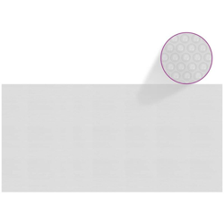vidaXL Pellicola Galleggiante Solare PE Piscina 450x220 cm Grigia - Grigio en oferta