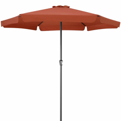 Ombrellone da giardino a manovella Ø330cm terrazzo protezione UV 50+ ombrelloni spiaggia parasole terracotta (de) precio