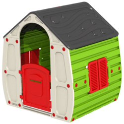 Casa Casetta Bambini Resina Termo Plastica Per Gioco Da Giardino Cm102X90X109H características