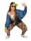 Costume da Hip Hop anni 80 per adulto características
