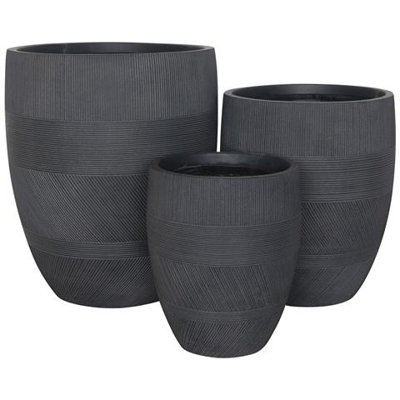 Pedro - Set Di 3 Vasi