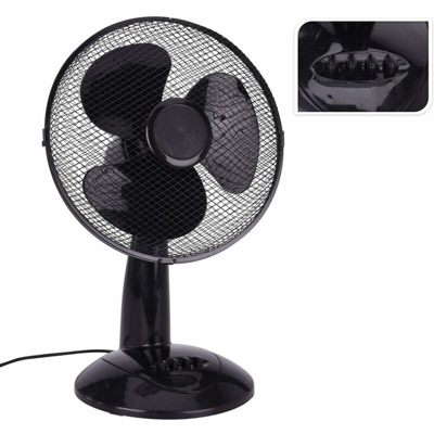 Excellent Electrics Ventilatore da Tavolo 45 W Nero - Nero