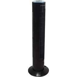Lgvshopping - Ventilatore a Torretta Torre Nero Oscillante 3 Velocita'Salvaspazio Altezza 72cm en oferta