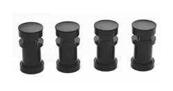 Supporti per Fissaggio Orizzontale in Nero Lucido per Radiatori Revive en oferta