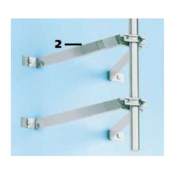coppia di supporti a parete sfalsati da 55 cm - e800890 - erard en oferta
