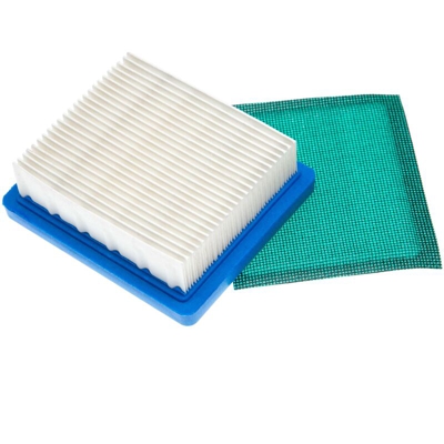 vhbw set di filtri (1x filtro dell'aria, 1x pre-filtro) compatibile con Tecumseh OH195, OH95, OHH50, OHH55, OHH60, OHH65, VLV126, VLV50 motore
