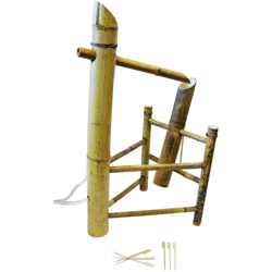 Ubbink Gioco d'Acqua in Bambù Shishi Odoshi 1221602 - Giallo precio