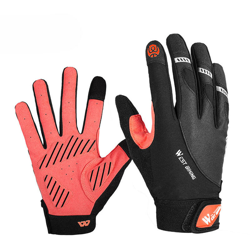 Guanti da ciclismo Guanti da bicicletta a dita intere Guanti da ciclismo Guanti traspiranti ammortizzanti antiscivolo Schermo di supporto Touching características