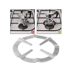 Riduzione In Acciaio 2Pz Riduttori 14Cm Fornello Piano Cottura Griglia Grigio precio