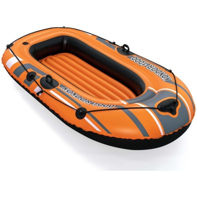 Canotto Mare Piscina Gonfiabile Per 1 Adulto Rosso 155X97Cm