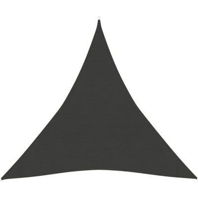 Vela Parasole 160 g/m² Antracite 3x3x3 m in HDPE - Antracite - Vidaxl