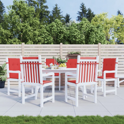 vidaXL Cuscini per Sedie da Giardino 6 pz Rossi 100x50x4 cm - Rosso características