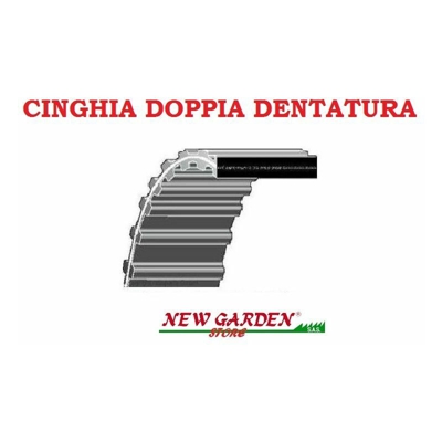 Cinghia dentata piatto trattorino CASTELGARDEN 135065600/0 TC102 ORIGINALE