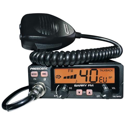 Cb Radio Barry Asc Am / fm 12v / 24v Asq