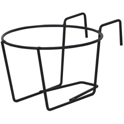 Balconiera fissa 'Geranio' portavaso tondo in ferro battuto fioriera 'Made in Italy' precio