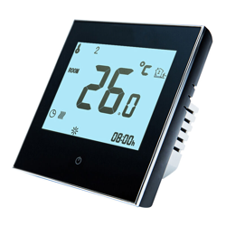 Termostato per riscaldamento elettrico versione normale (no WiFi) programmabile 5 + 1 + 1 smart touch modello BHT-1000-GB nero precio