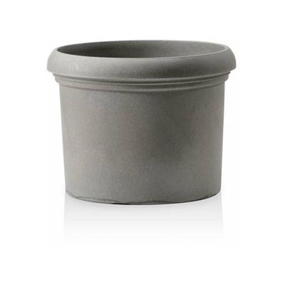 Vaso tondo Classic Vicenza per fiori e piante da giardino. -DIAM 70 x H 53 cm / Cappuccino