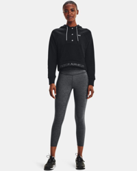 Felpa con cappuccio UA Rival Fleece Mesh da donna características