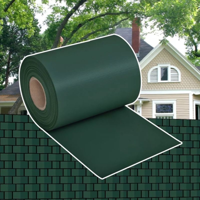 Recinzione Frangivento da Giardino PVC 70x0,19 m Verde