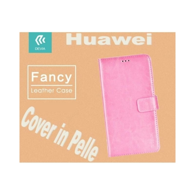 custodia a libro in pelle per huawei y6 2015 rosa lif defan220p