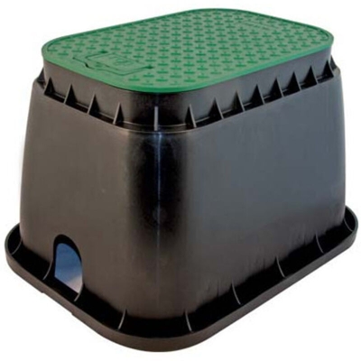 Pozzetto irrigazione rettangolare 52x40x33 cm irrigazione elettrovalvole giardin