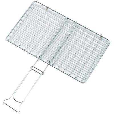 Griglia doppia di cottura a rete senza piedi-35x40 cm - - - Ompagrill