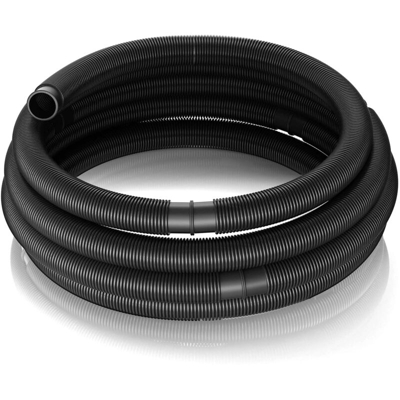 Tubo per piscina 21m nero resistente a sole raggi UV ø 38mm 190g/m - Made in Europe