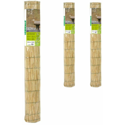Arella stuoia in bamboo naturale legata con filo di nylon pezzi 3 da metri 2x5 en oferta